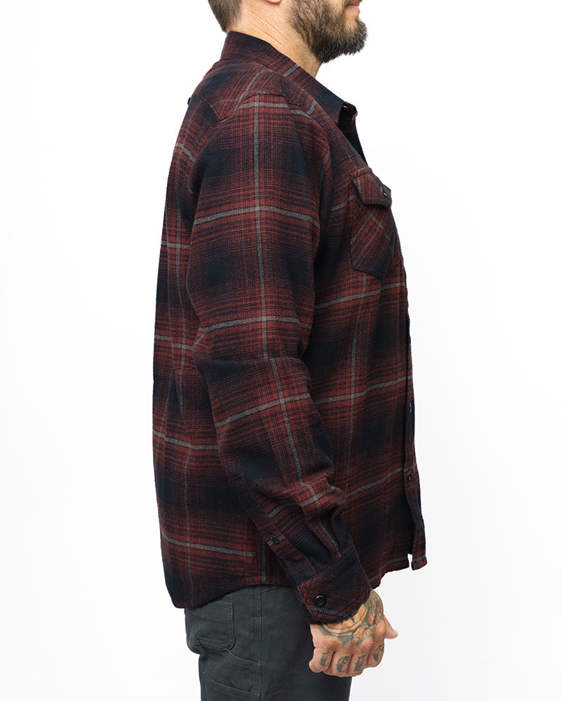 Off The Grid Destroyer Utility Flannel – Black