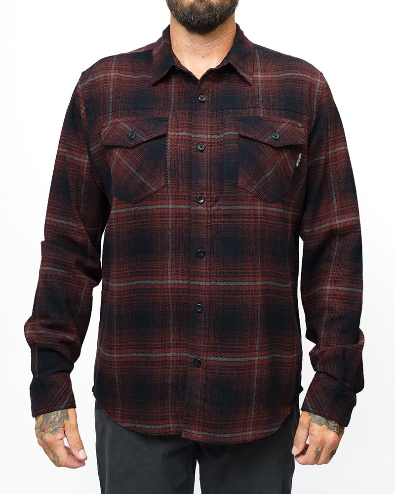 Off The Grid Destroyer Utility Flannel – Black