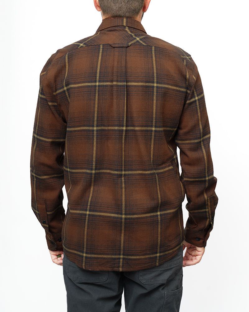Off The Grid Destroyer Utility Flannel – Burnt Brown