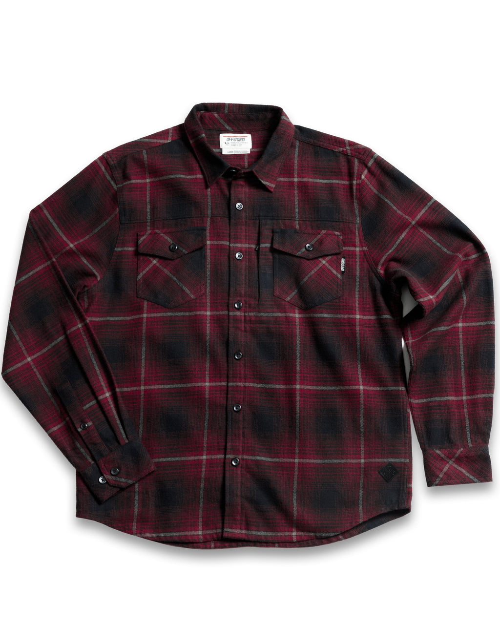 Off The Grid Destroyer Utility Flannel – Black