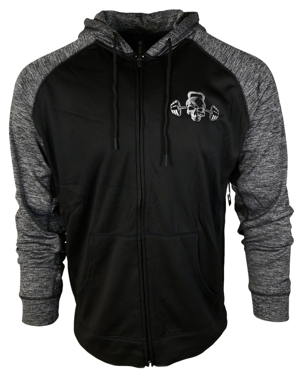 Demons Behind Me Performance Tech Fleece Zip-Up Hoodie