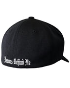 Demons Behind Me Flexfit Never Fade Two-Tone Skull Fitted Cap