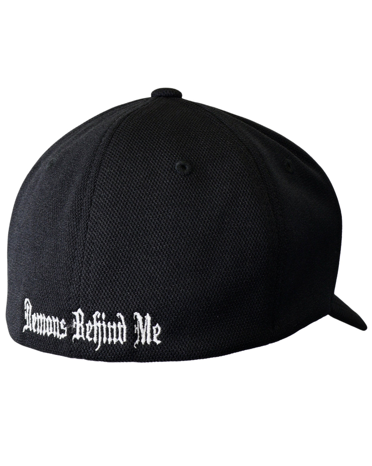 Demons Behind Me Flexfit Never Fade Two-Tone Skull Fitted Cap
