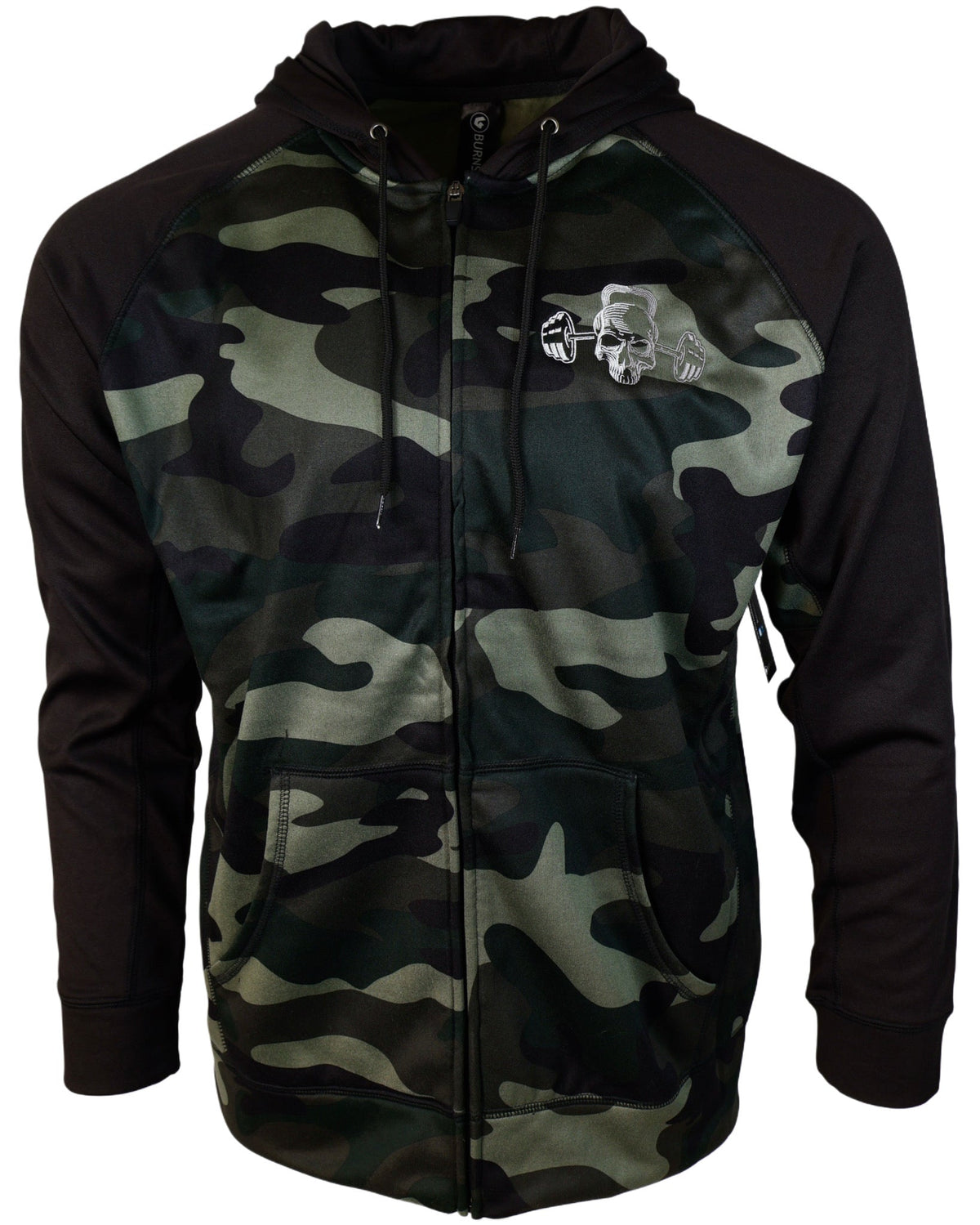 Demons Behind Me Performance Tech Fleece Zip-Up Hoodie