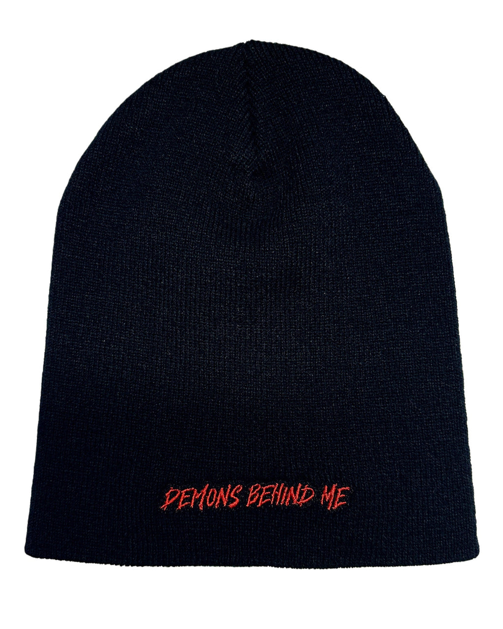 Demons Behind Me Friday the 13th Embroidered Beanie