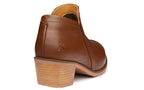 Xena Gravity women’s steel toe work booties in Amber