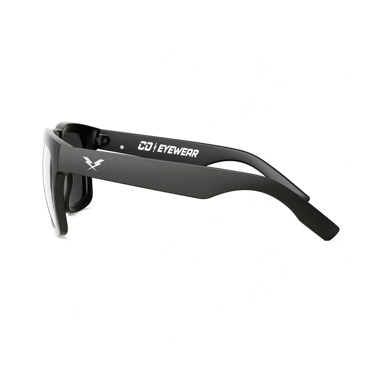 CO Eyewear Hard Money Z87 Photochromic Safety Glasses - Matte Black