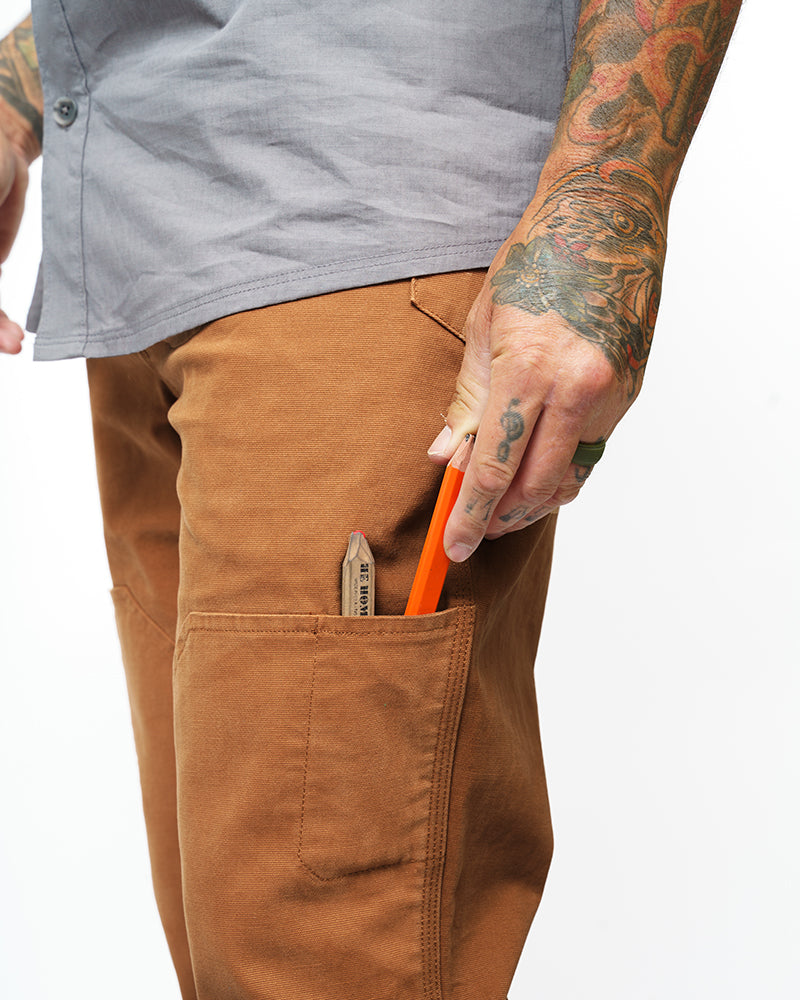 Off The Grid Hardened Double Knee Work Pants – Tobacco