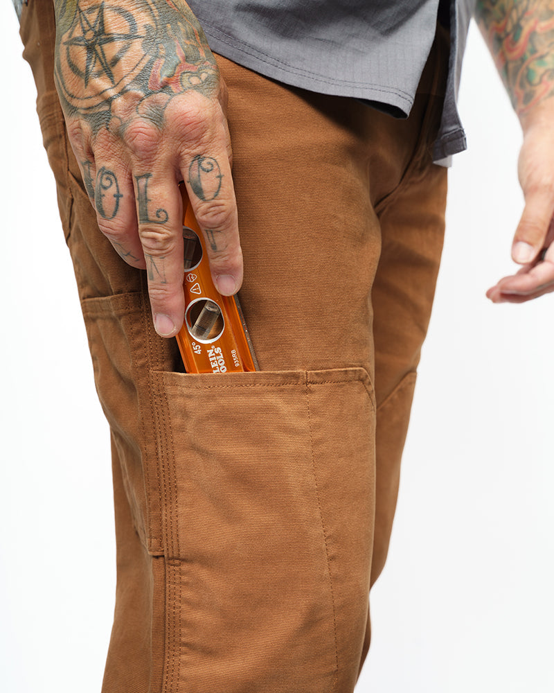 Off The Grid Hardened Double Knee Work Pants – Tobacco