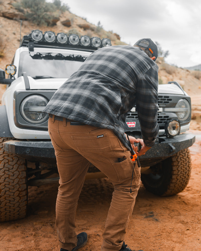 Off The Grid Hardened Double Knee Work Pants – Tobacco