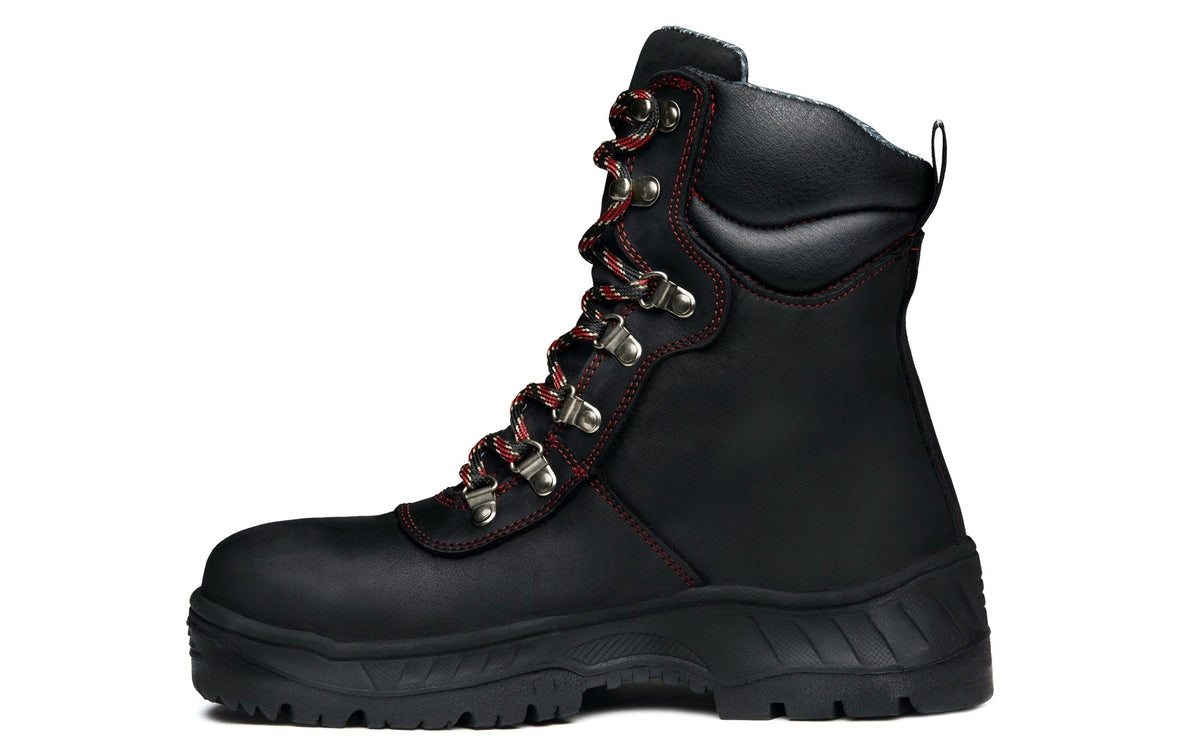 Xena Horizon women’s alloy toe work boots in Carbon Black