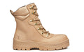 Xena Horizon women’s alloy toe work boots in Desert Tan — side profile