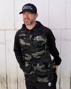 Demons Behind Me Performance Tech Fleece Zip-Up Hoodie