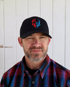Demons Behind Me Flexfit Never Fade Two-Tone Skull Fitted Cap