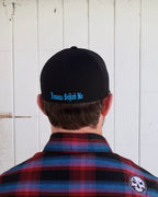 Demons Behind Me Flexfit Never Fade Two-Tone Skull Fitted Cap