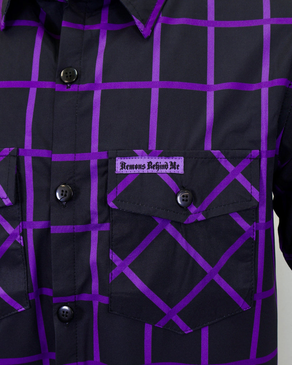 Demons Behind Me Raven Lightweight 4-Way Stretch Shirt