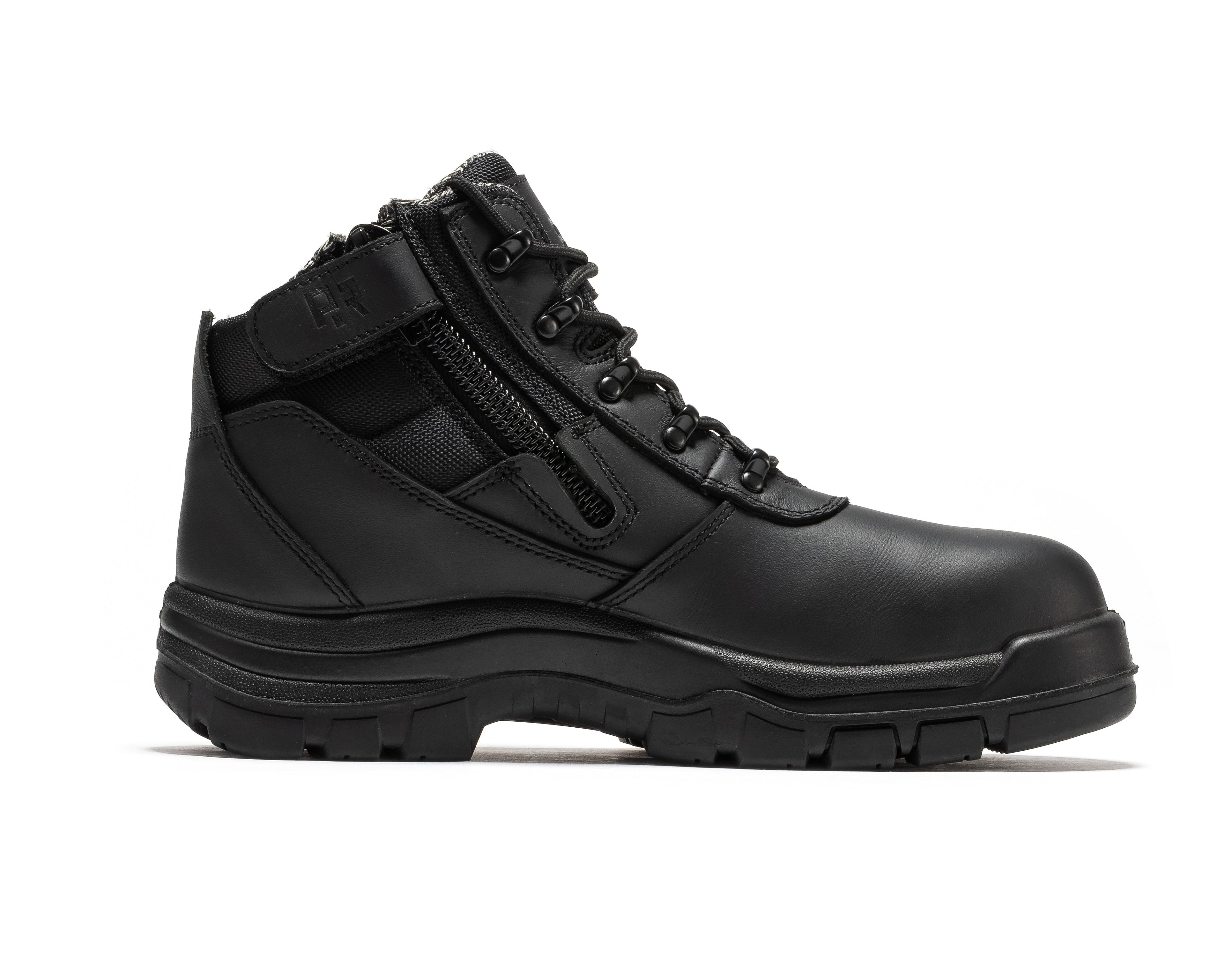 RockRooster Avalon 6" Side-Zip Composite Toe Work Boot – Black
