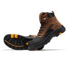 RockRooster Sedona 6" Waterproof Steel Toe Work Boot – Brown – Wide Fit