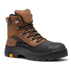 RockRooster Sedona 6" Waterproof Steel Toe Work Boot – Brown – Wide Fit