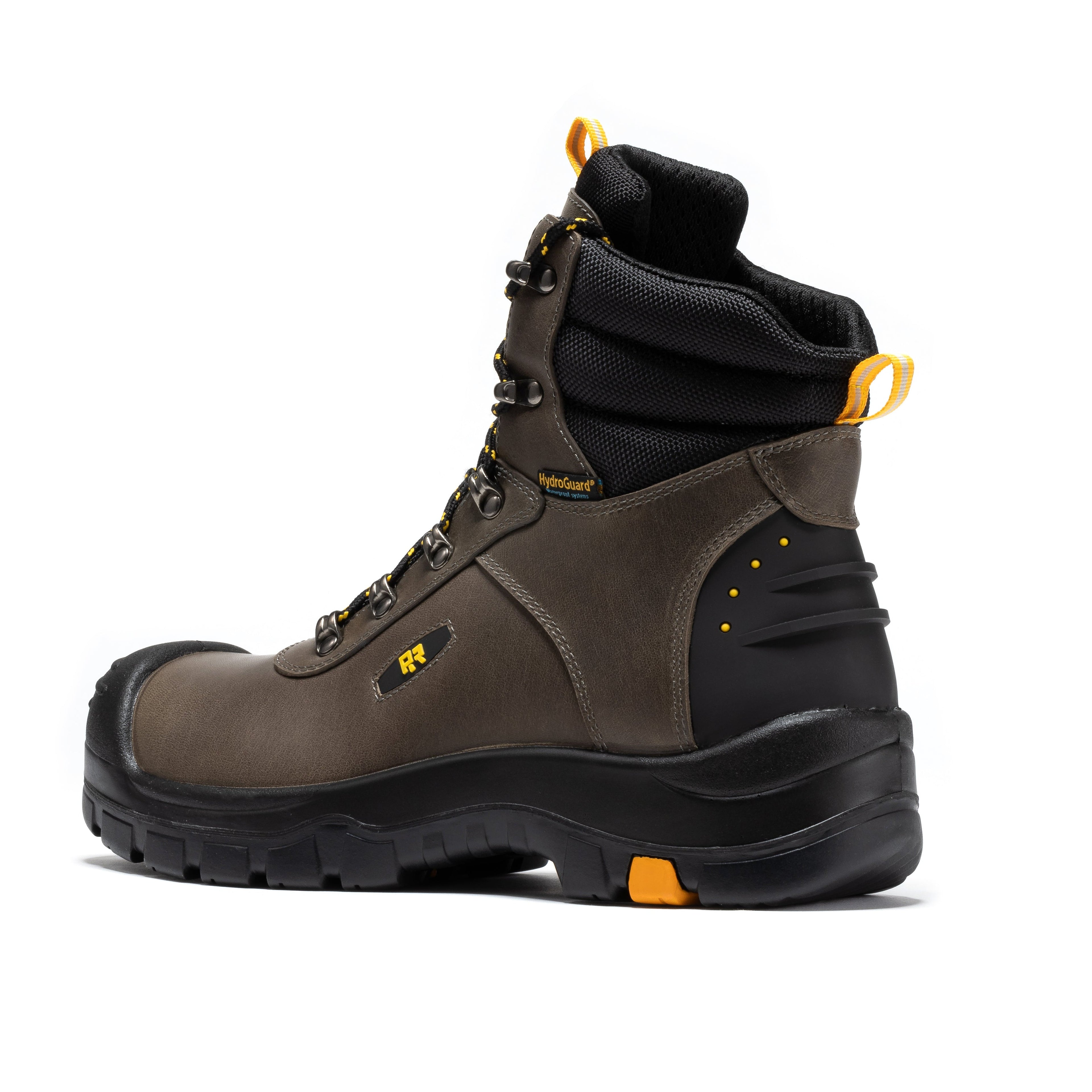 RockRooster Woodland 6" Waterproof Composite Toe Work Boot – Rust – Wide Fit