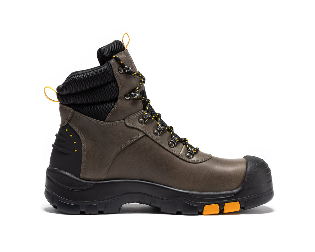 RockRooster Woodland 6" Waterproof Composite Toe Work Boot – Rust – Wide Fit