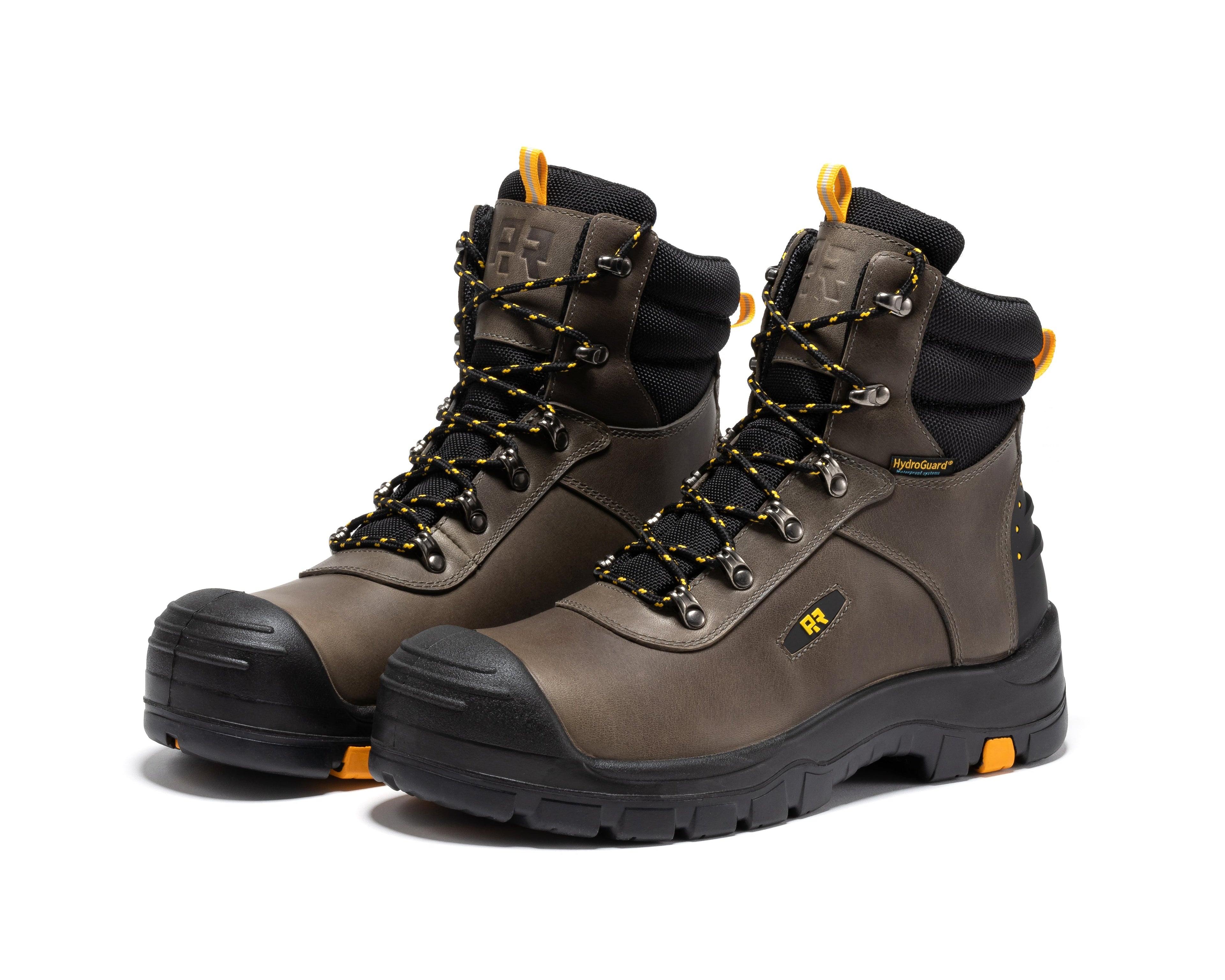 RockRooster Woodland 6" Waterproof Composite Toe Work Boot – Rust – Wide Fit