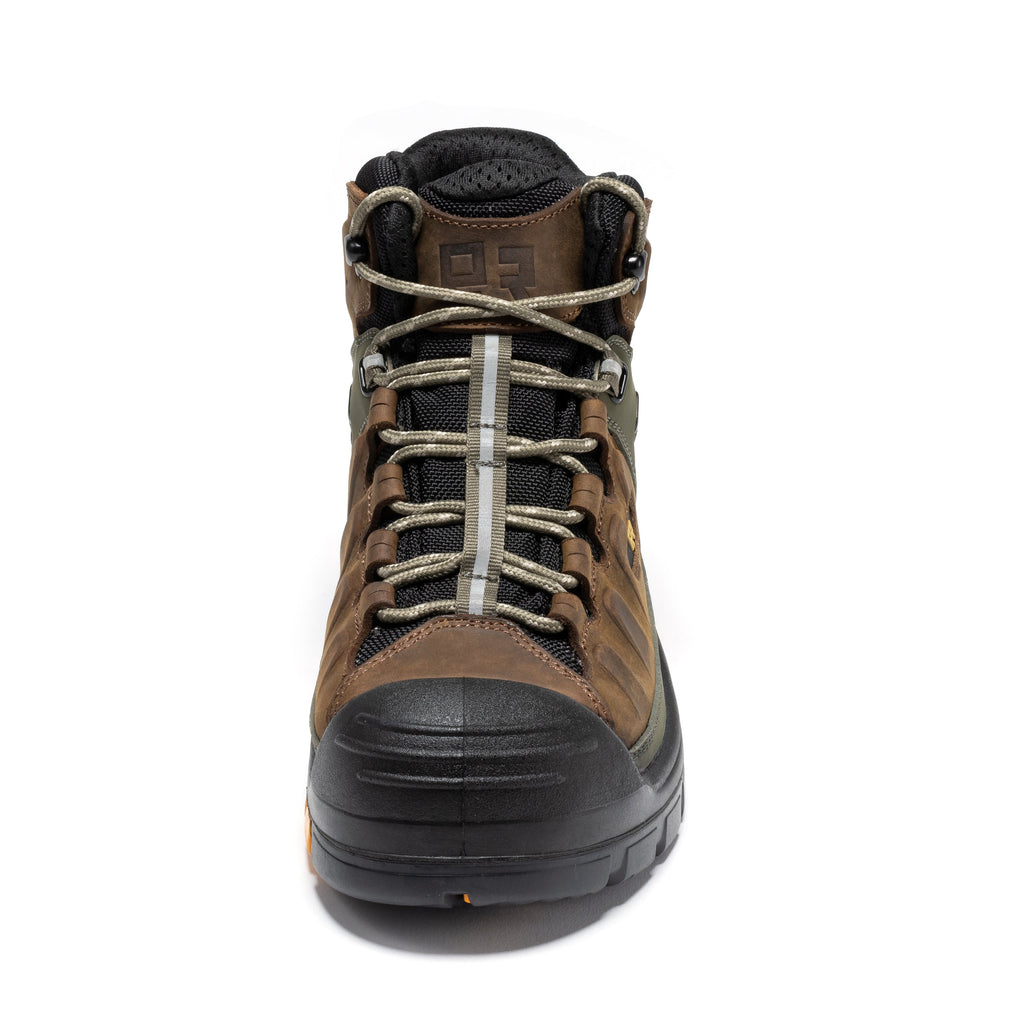 RockRooster Woodland 6" Waterproof Composite Toe Work Boot – Brown
