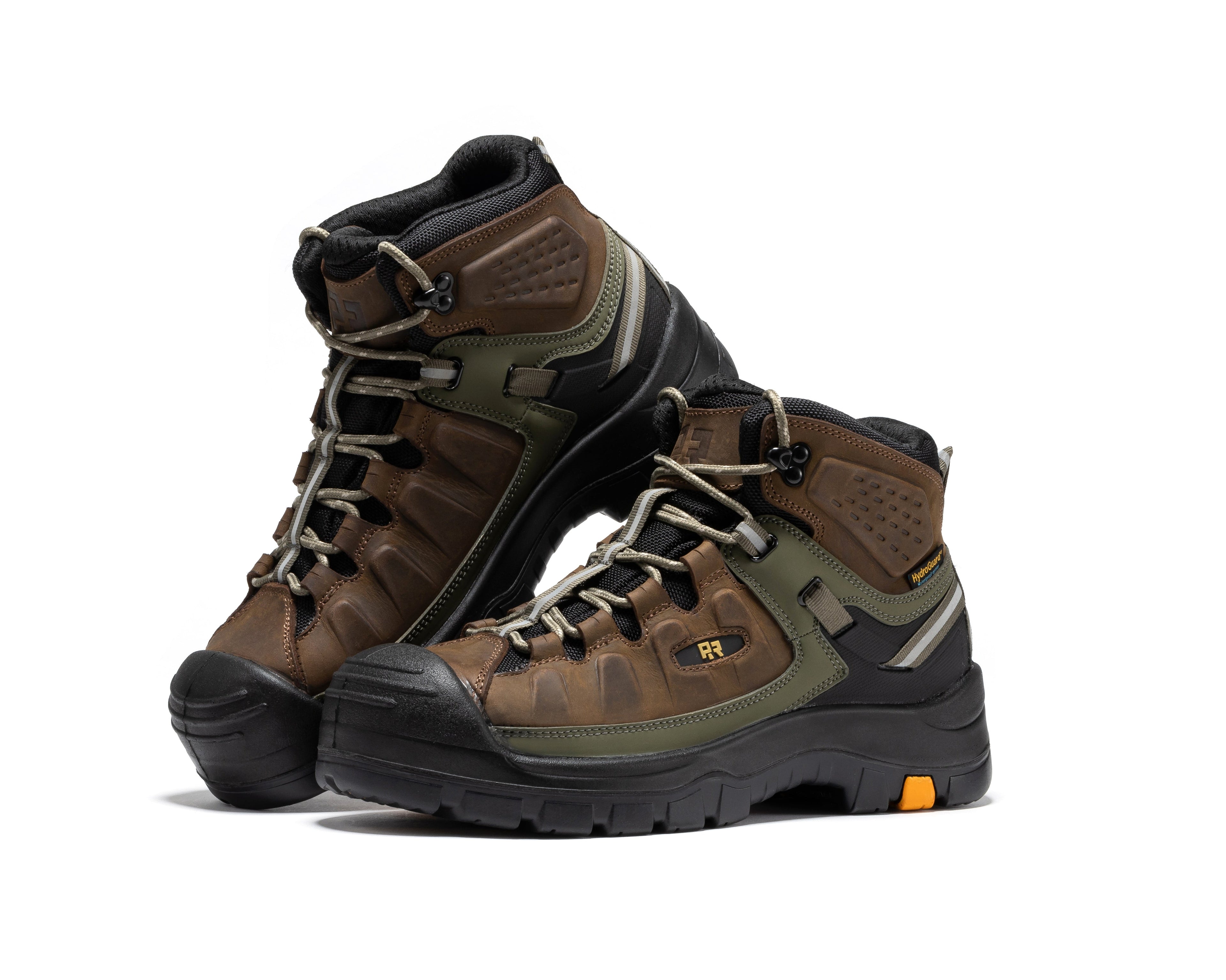RockRooster Woodland 6" Waterproof Composite Toe Work Boot – Brown