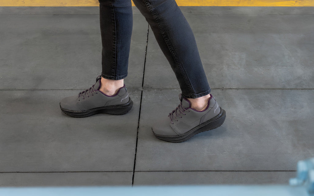 Xena Astra women’s work sneakers in Charcoal Gray SD