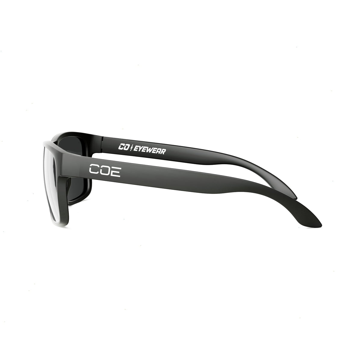 CO Eyewear Loki Z87 Photochromic Safety Glasses - Matte Black