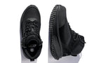 Xena Luna women’s waterproof composite toe work boots in Cosmic Black