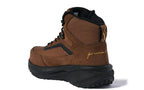 Xena Luna women’s waterproof composite toe work boots in Dusk Brown