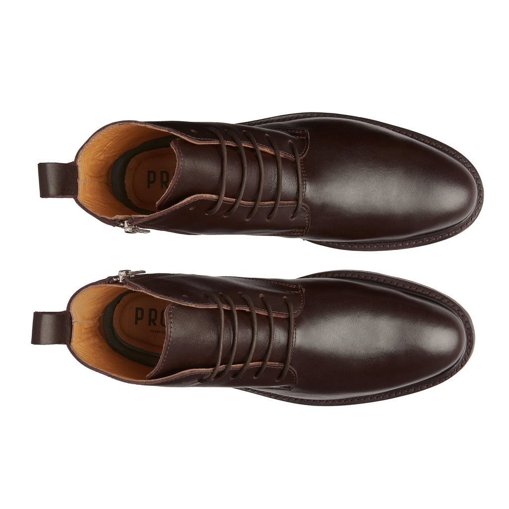 Proxon Mich Steel Toe Lace-Up Work Boot – Brown