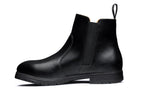 Xena Omega women’s steel toe zip-up work boots in black