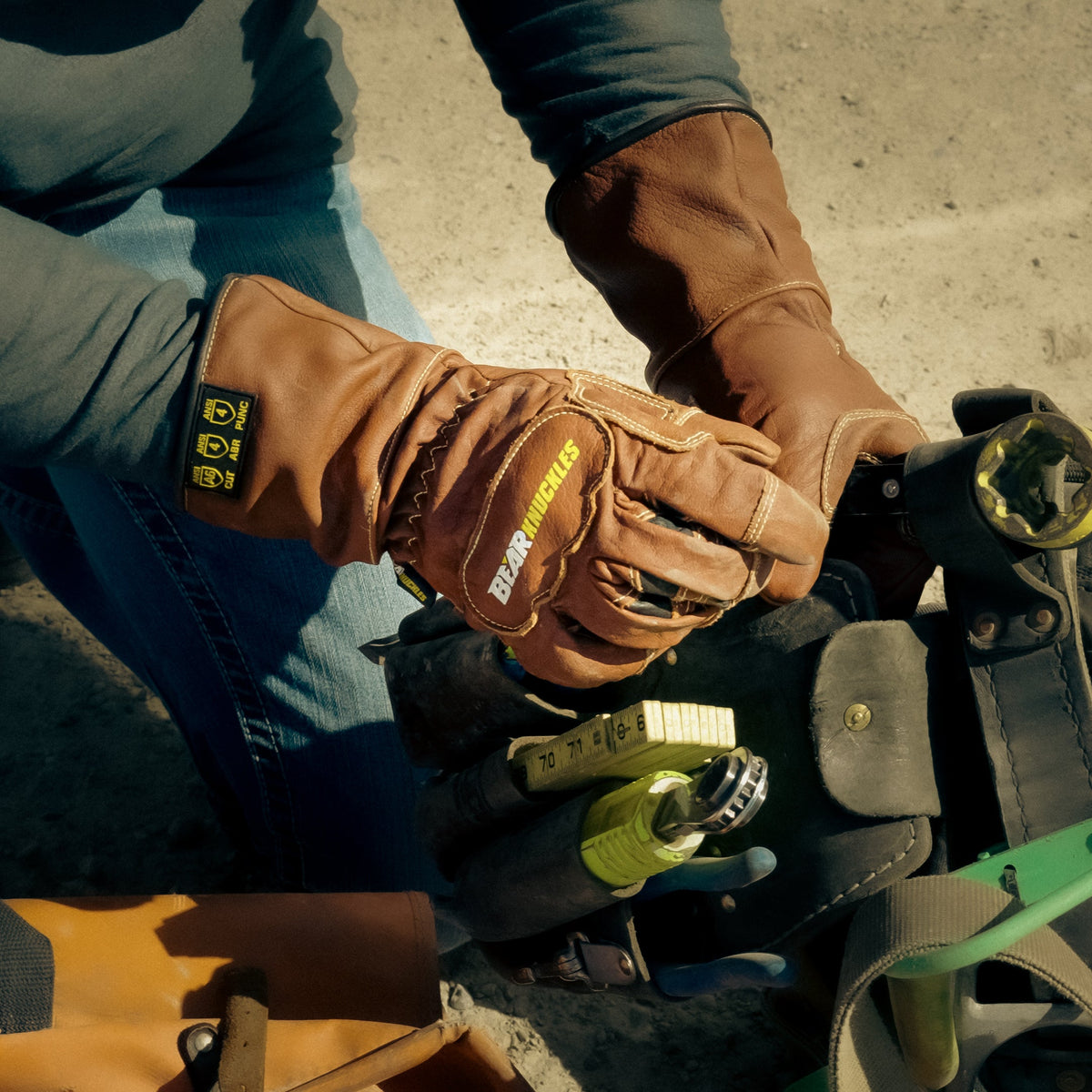 Bear Knuckles Prime Time 2 Long-Cuff 40-Cal Lineman Gloves - SL644
