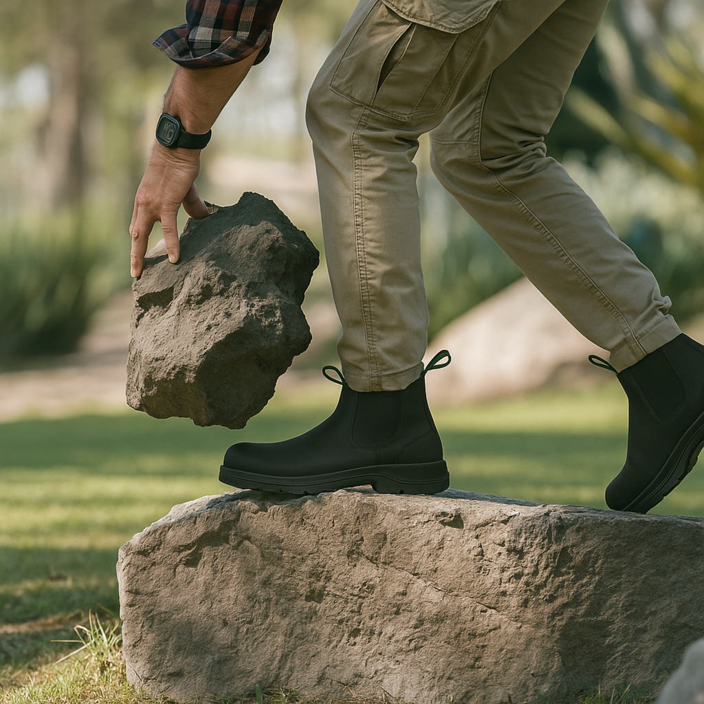 Proxon Rainier Composite Toe Chelsea Work Boot – Black