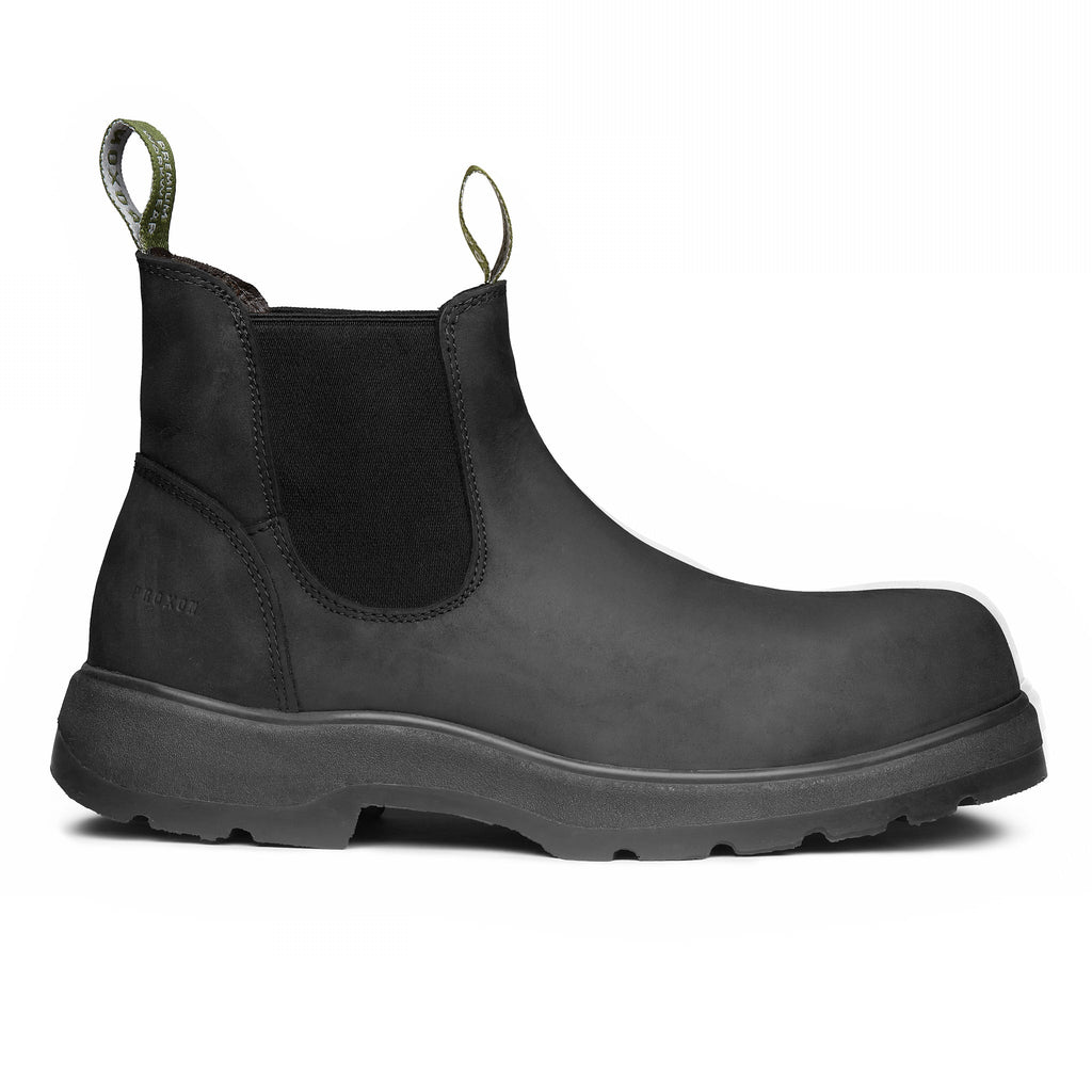 Proxon Rainier Soft Toe Chelsea Work Boot – Black