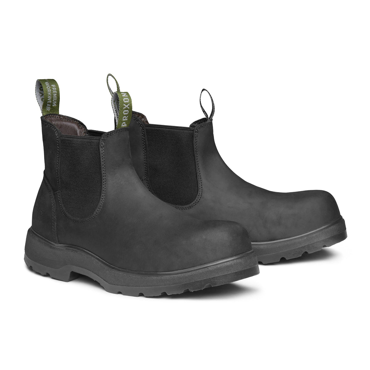 Proxon Rainier Soft Toe Chelsea Work Boot – Black