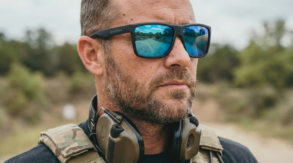 Banner Eyewear Rangers Cobalt Polarized Sunglasses