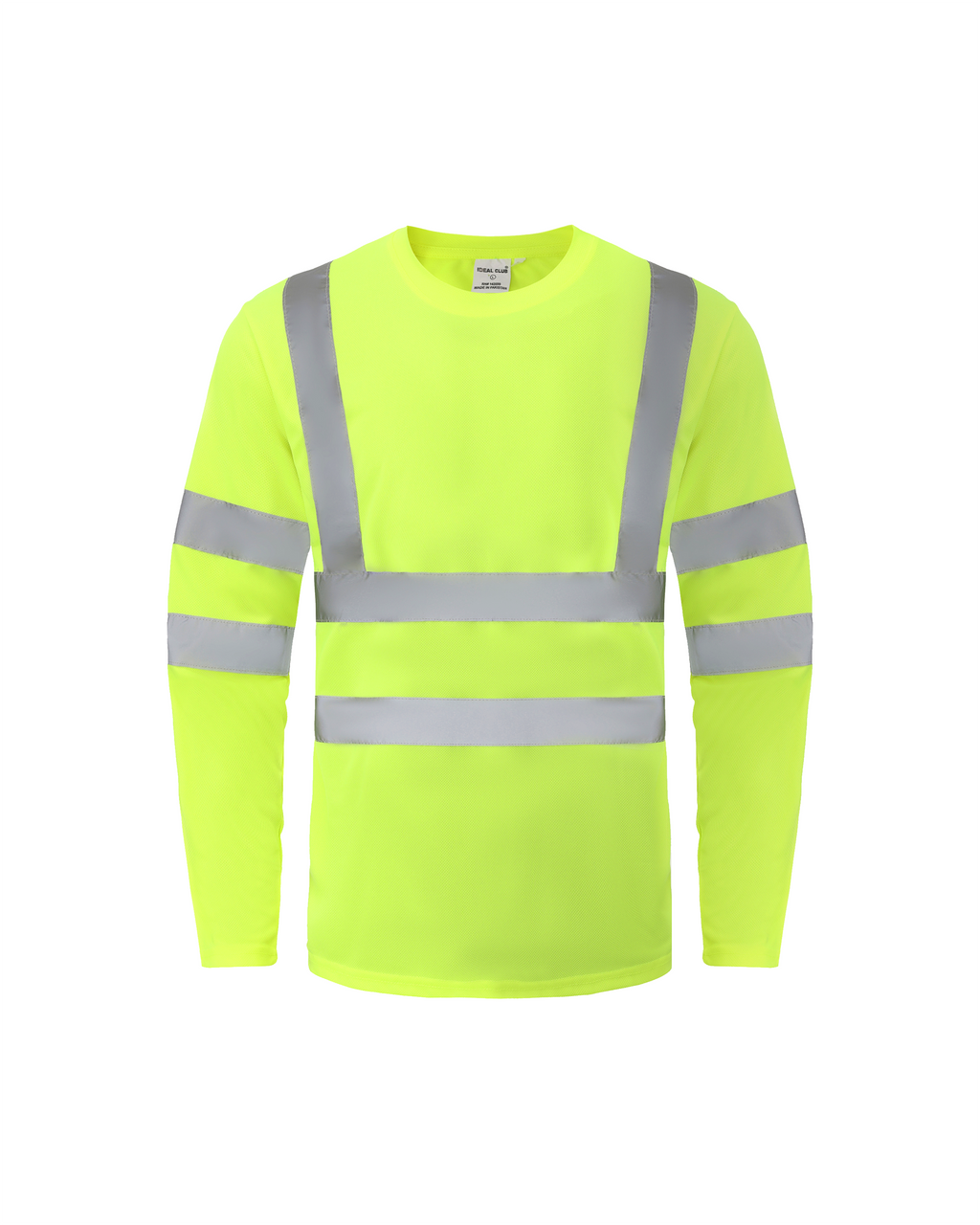 Ideal Club Class 3 Neon Long Sleeve Hi-Vis Safety Shirt