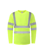Ideal Club Class 3 Neon Long Sleeve Hi-Vis Safety Shirt
