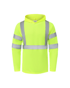 Ideal Club Class 3 Neon Hi-Vis Safety Hoodie