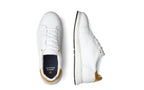 Xena Rogue women’s leather work shoes in White Gold