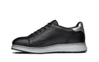 Xena Rogue women’s leather work shoes in Black Pearl