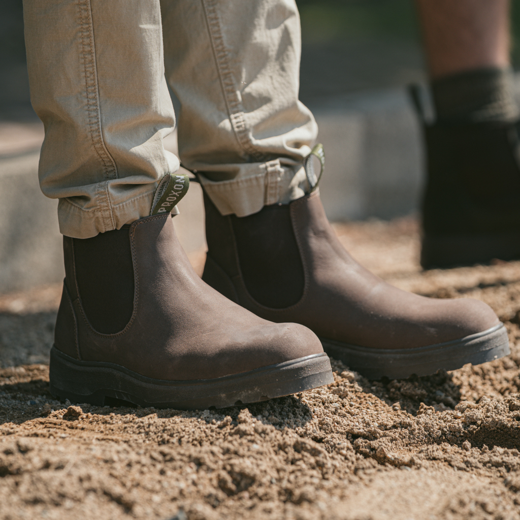 Proxon Rainer Soft Toe Chelsea Work Boot – Tobacco