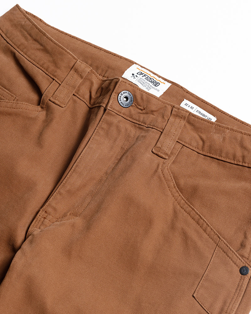 Off The Grid Hardened Double Knee Work Pants – Tobacco