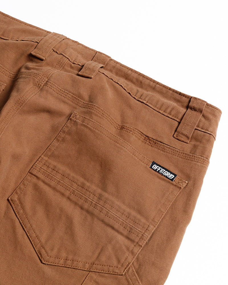 Off The Grid Hardened Double Knee Work Pants – Tobacco