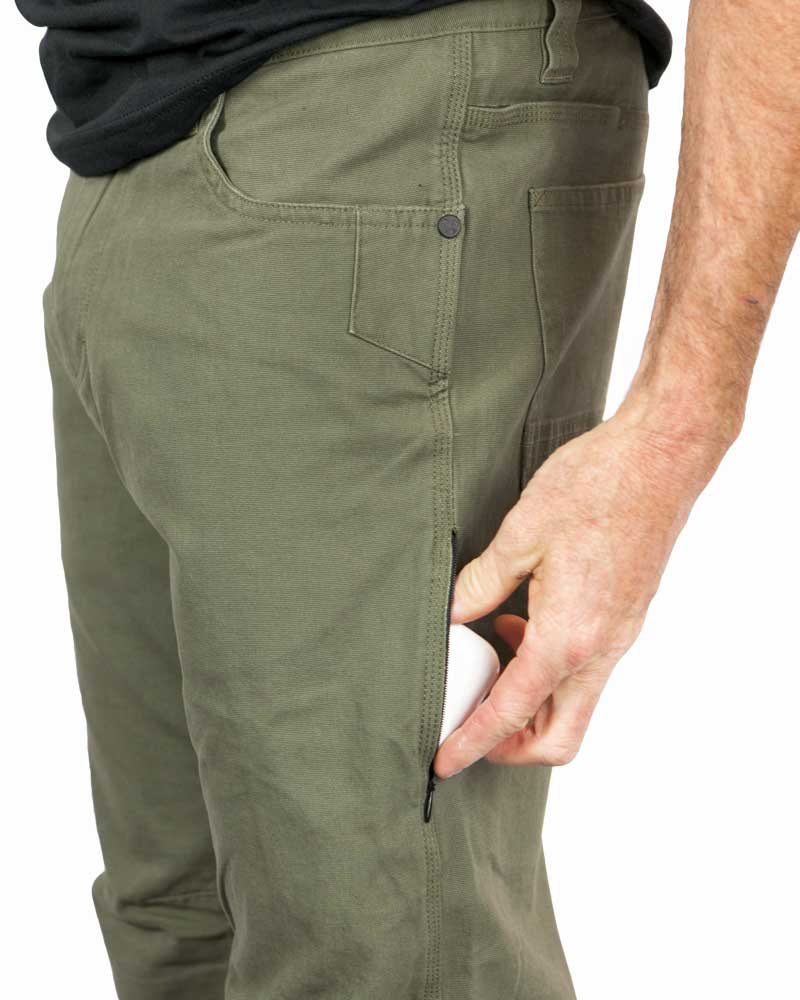 Off The Grid Trailblazer Standard Fit Work Pants – Dark Olive