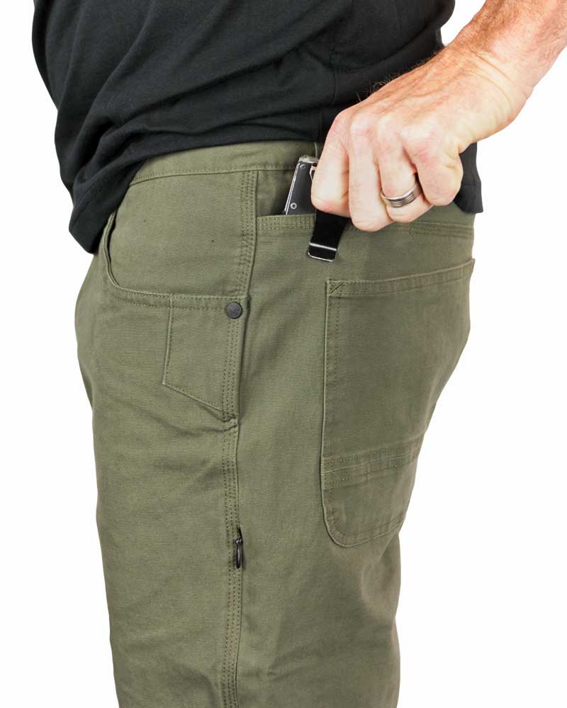Off The Grid Trailblazer Standard Fit Work Pants – Dark Olive