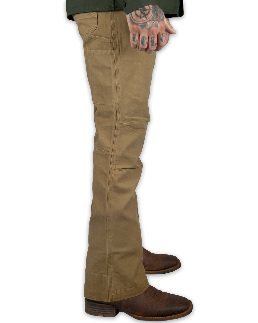 Off The Grid Trailblazer Boot Cut Work Pants – Coyote